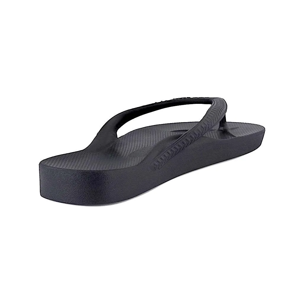 Men's Arch Support Flip Flop Black