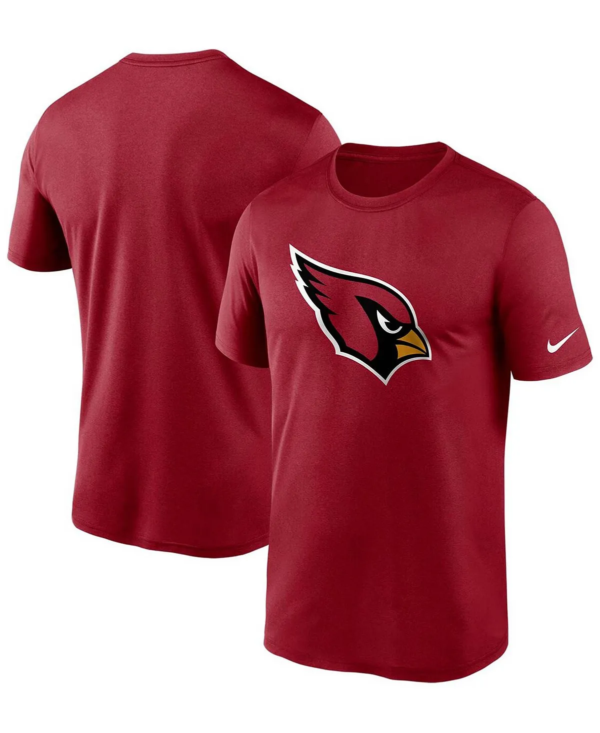 Men's cardinal arizona cardinals logo essential legend performance Nike T-shirt