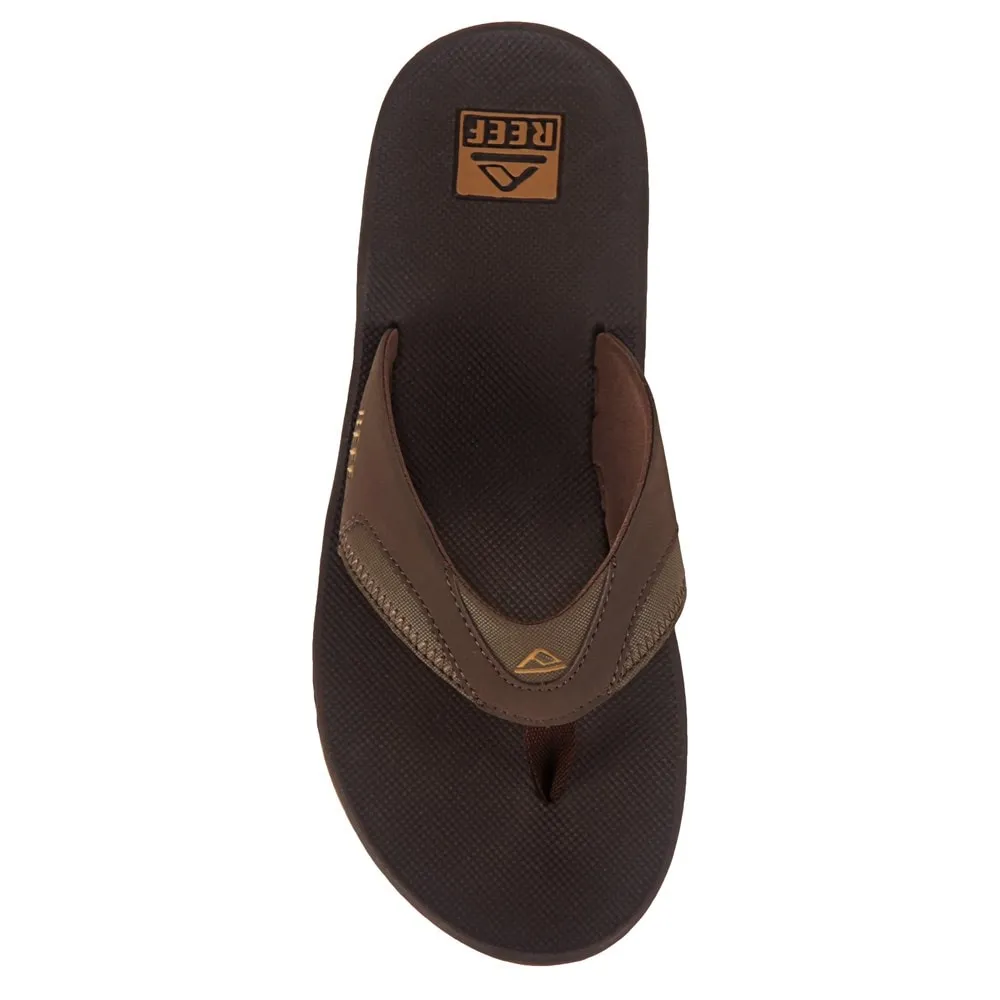 Men's sandals Fanning flip-flops Reef, brown