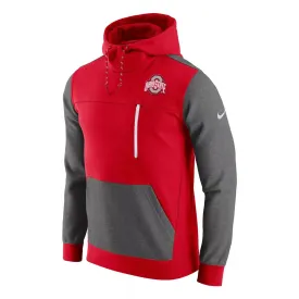 Men's Scarlet Ohio State Buckeyes AV-15 2.0 Nike Pullover Hoodie