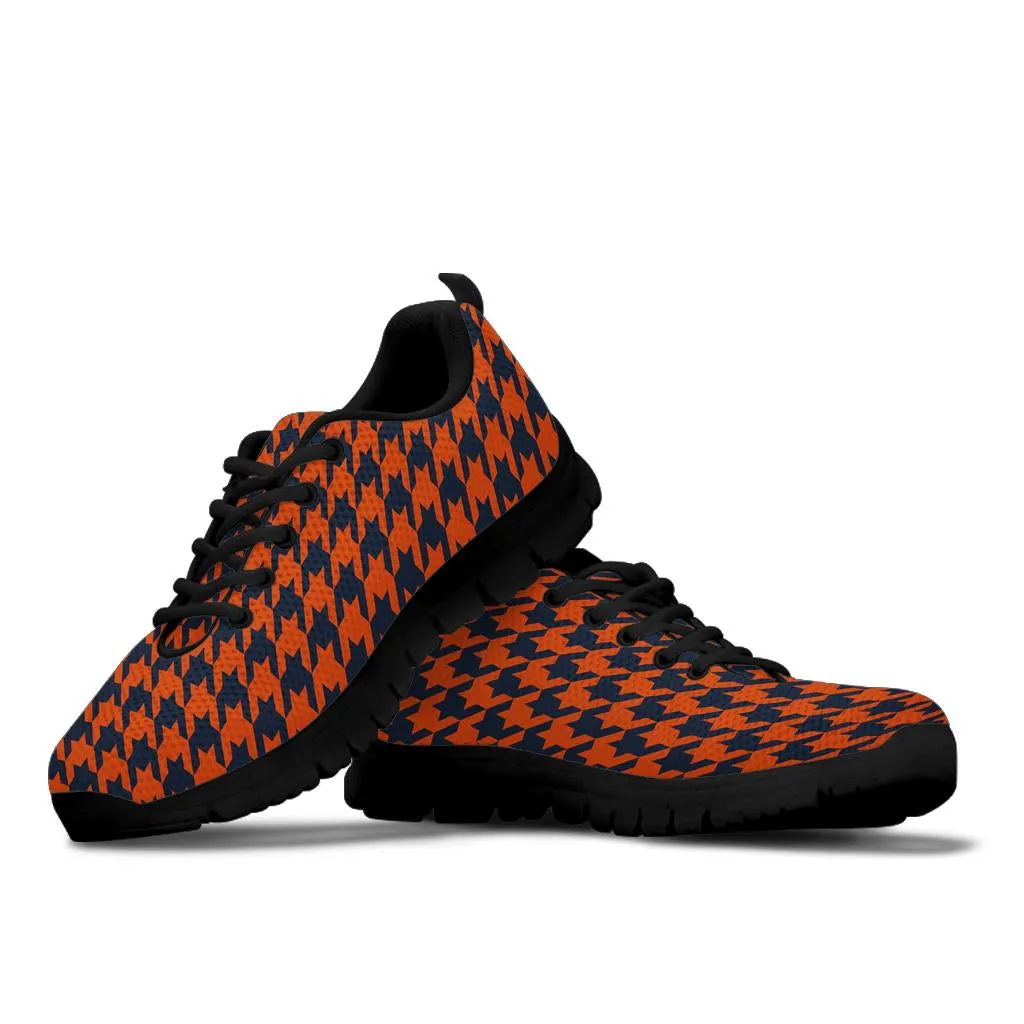 Mesh Sneakers_Navy on Orange_ HT Pattern