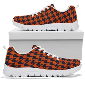 Mesh Sneakers_Navy on Orange_ HT Pattern