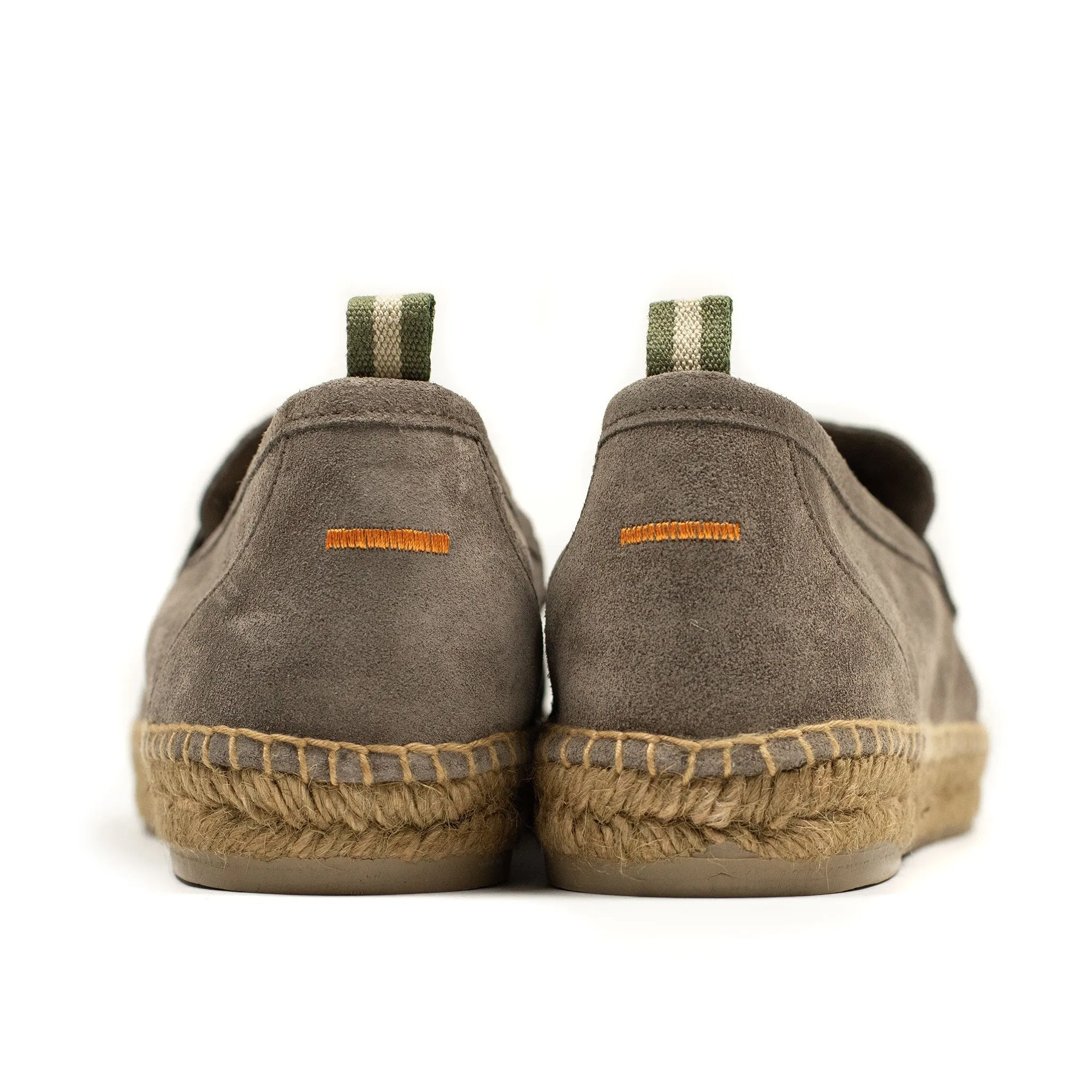 Nacho penny-loafer style espadrilles in taupe suede