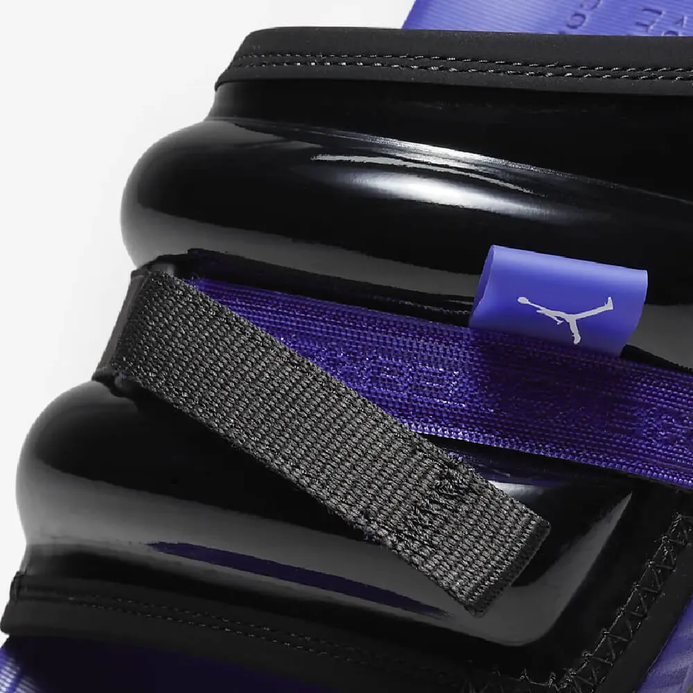 Nike Air Jordan Super Play Slides, Black/Purple