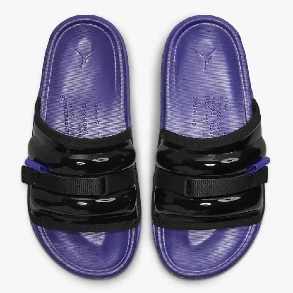 Nike Air Jordan Super Play Slides, Black/Purple