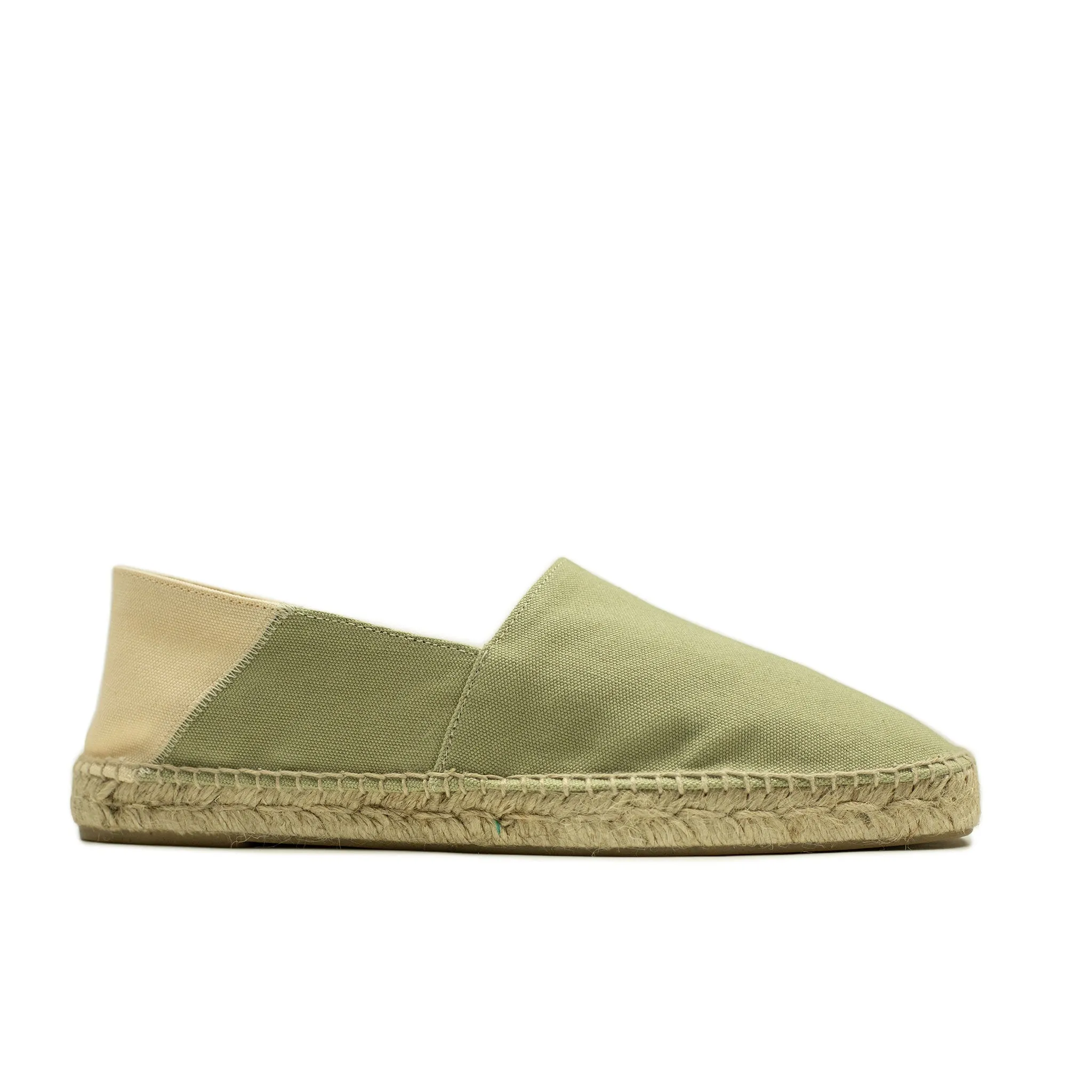 Pablo espadrilles in olive green canvas