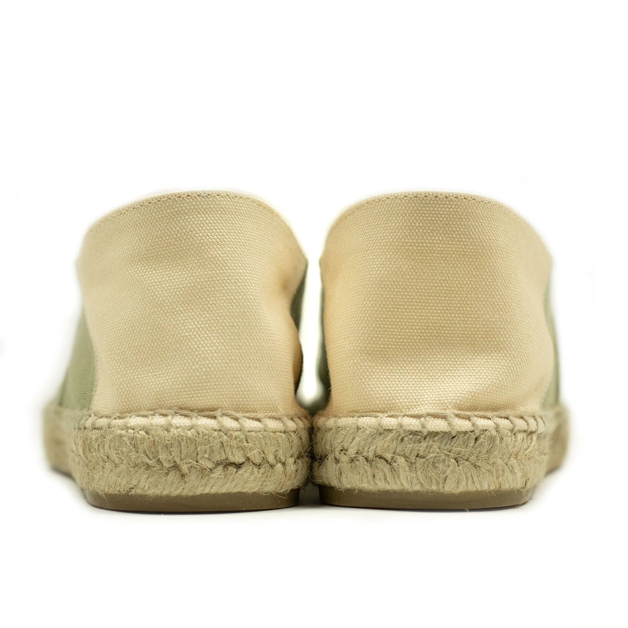 Pablo espadrilles in olive green canvas