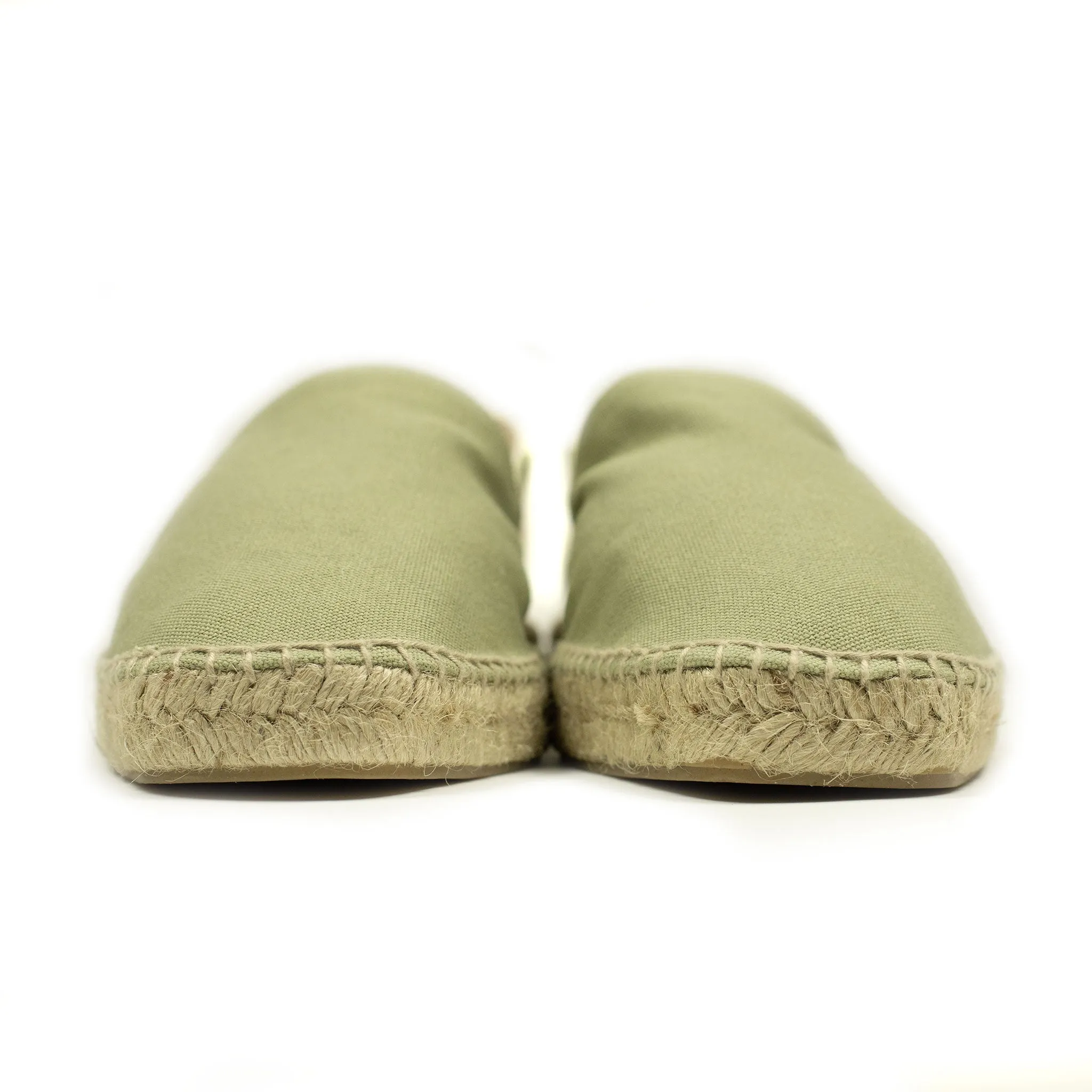 Pablo espadrilles in olive green canvas