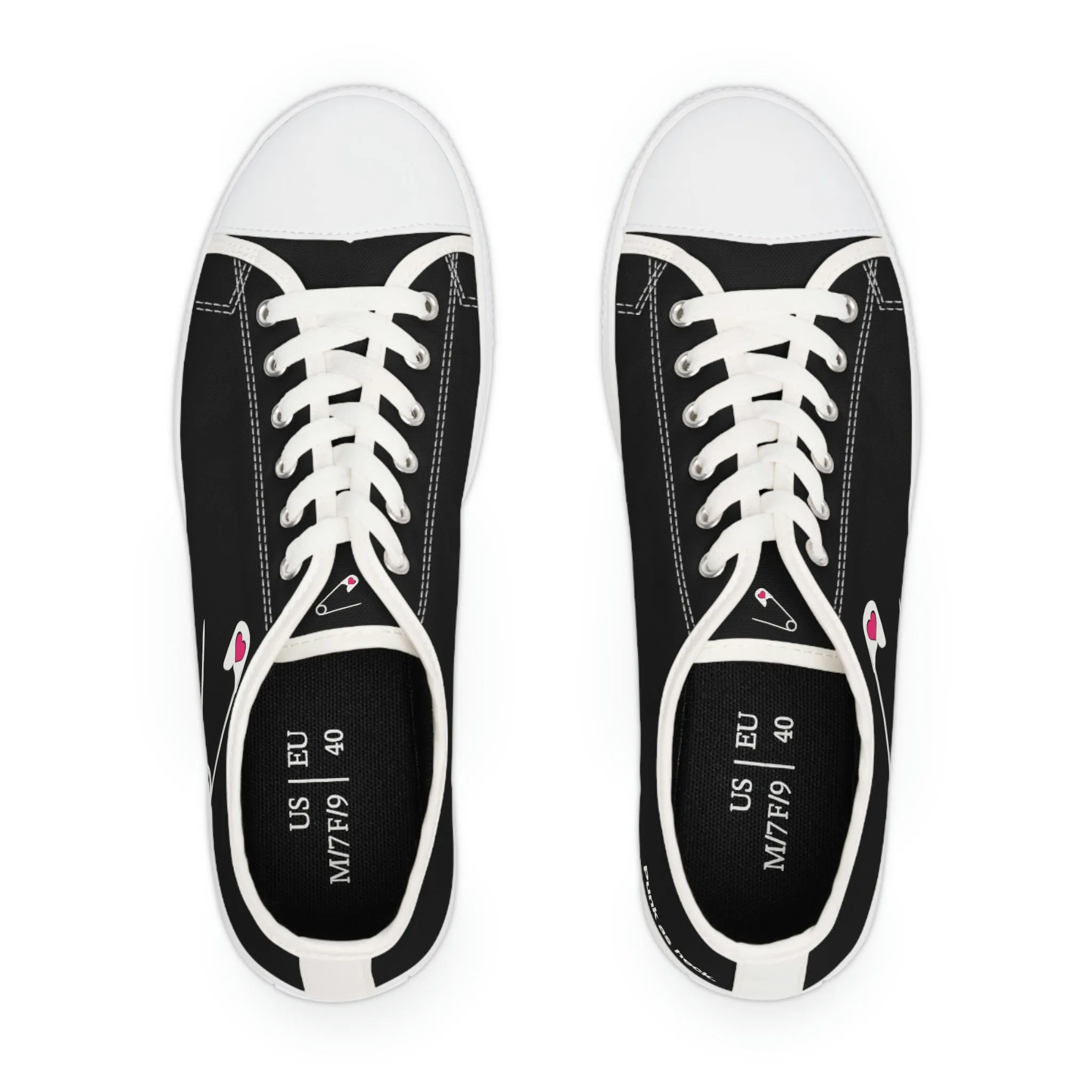 PUNK AS HECK - Ladies' Low Top Sneakers