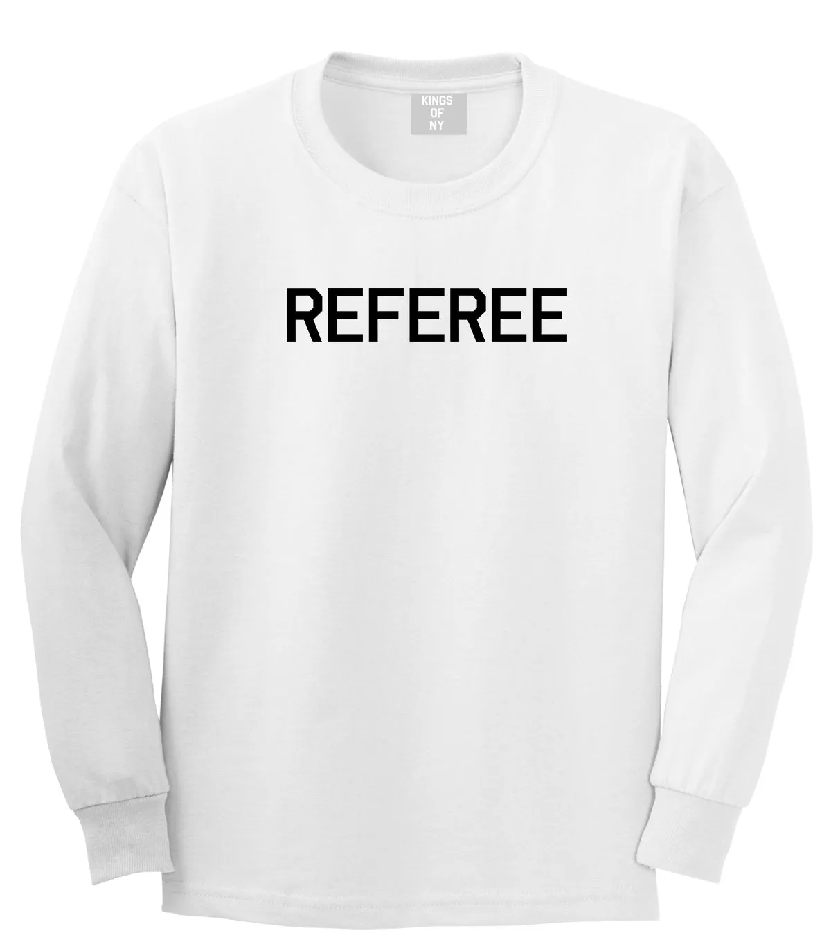 Referee Soccer Football Mens Long Sleeve T-Shirt