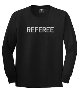 Referee Soccer Football Mens Long Sleeve T-Shirt