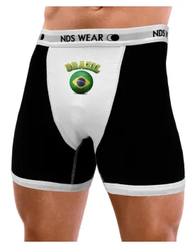 Soccer Ball Flag - Brazil Mens Boxer Brief Underwear