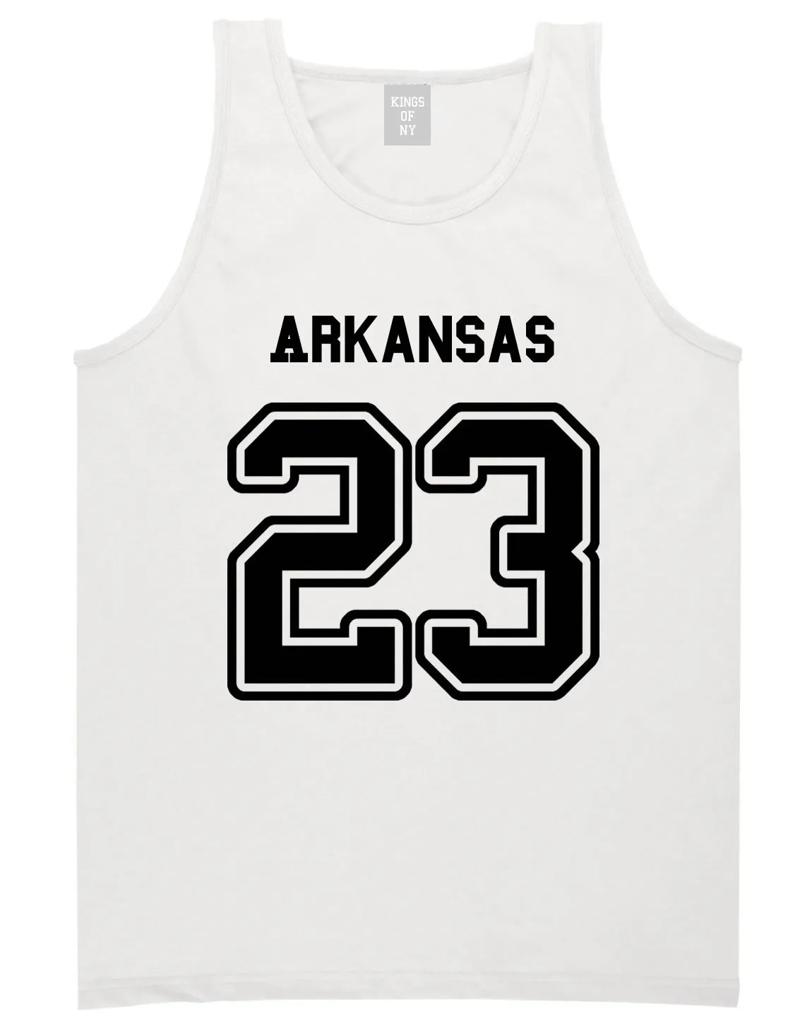 Sport Style Arkansas 23 Team State Jersey Mens Tank Top