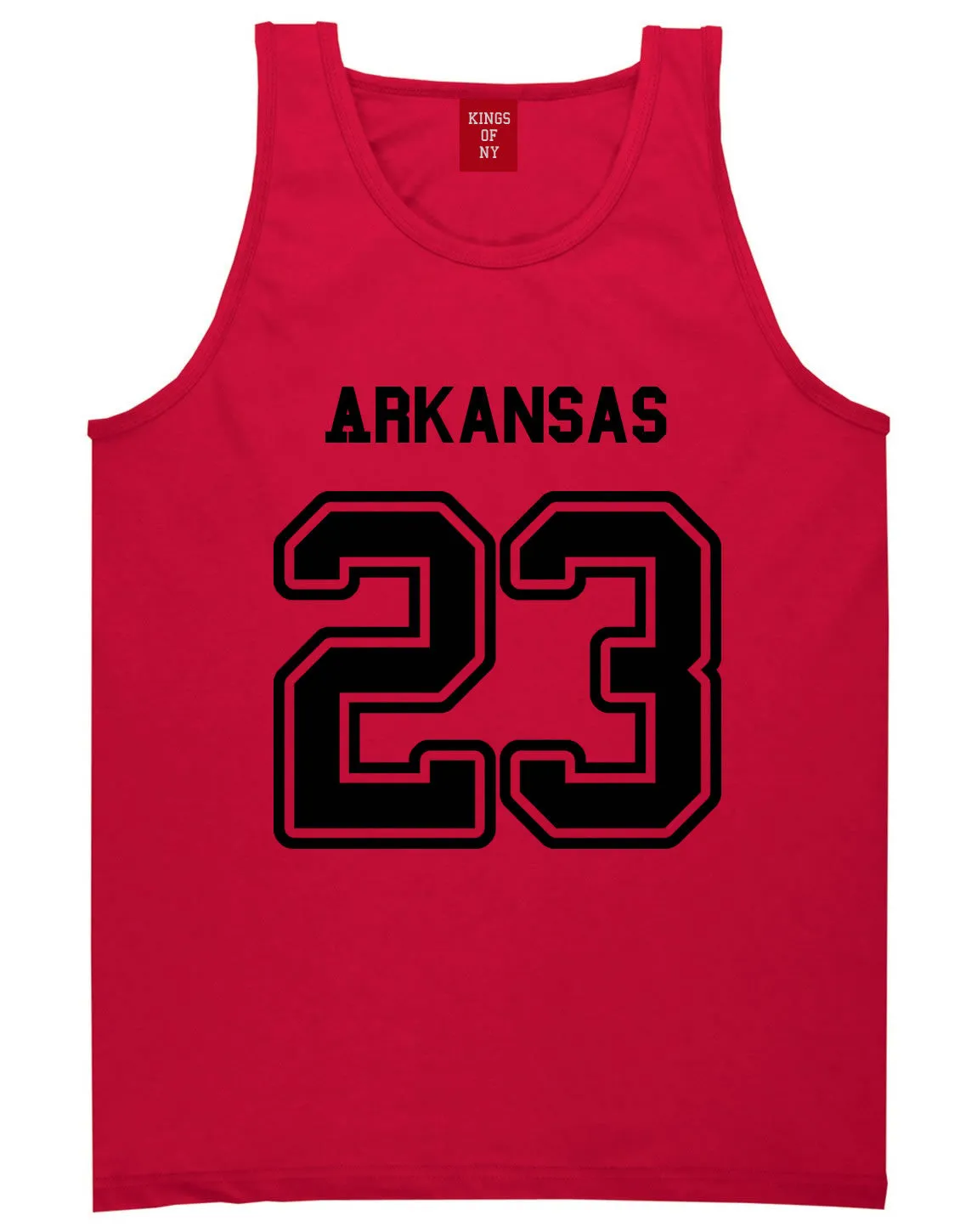 Sport Style Arkansas 23 Team State Jersey Mens Tank Top