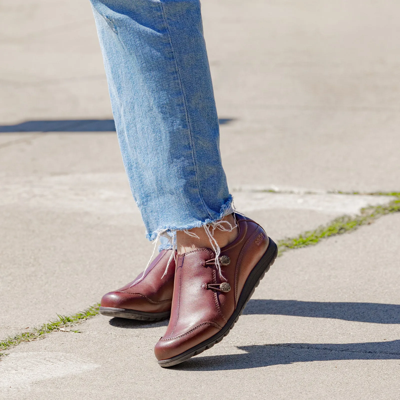 Taos Blend Slip On Loafer (Women) - Whiskey