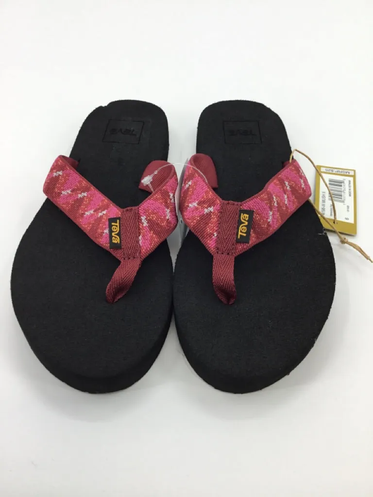 Teva Child Size 6 Youth Black Sandals/Flip Flops