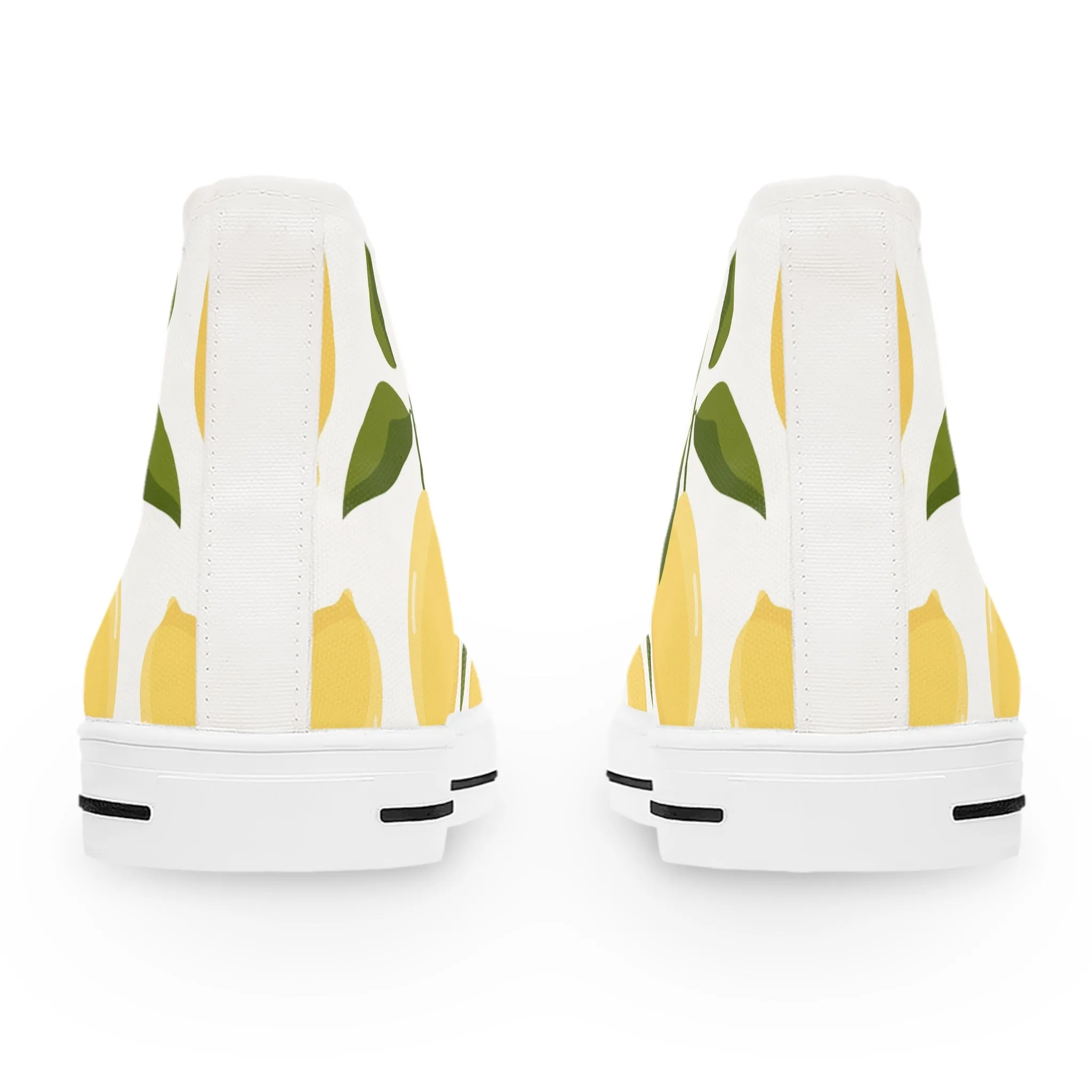 Tropical Lemons Women's High Top Sneakers