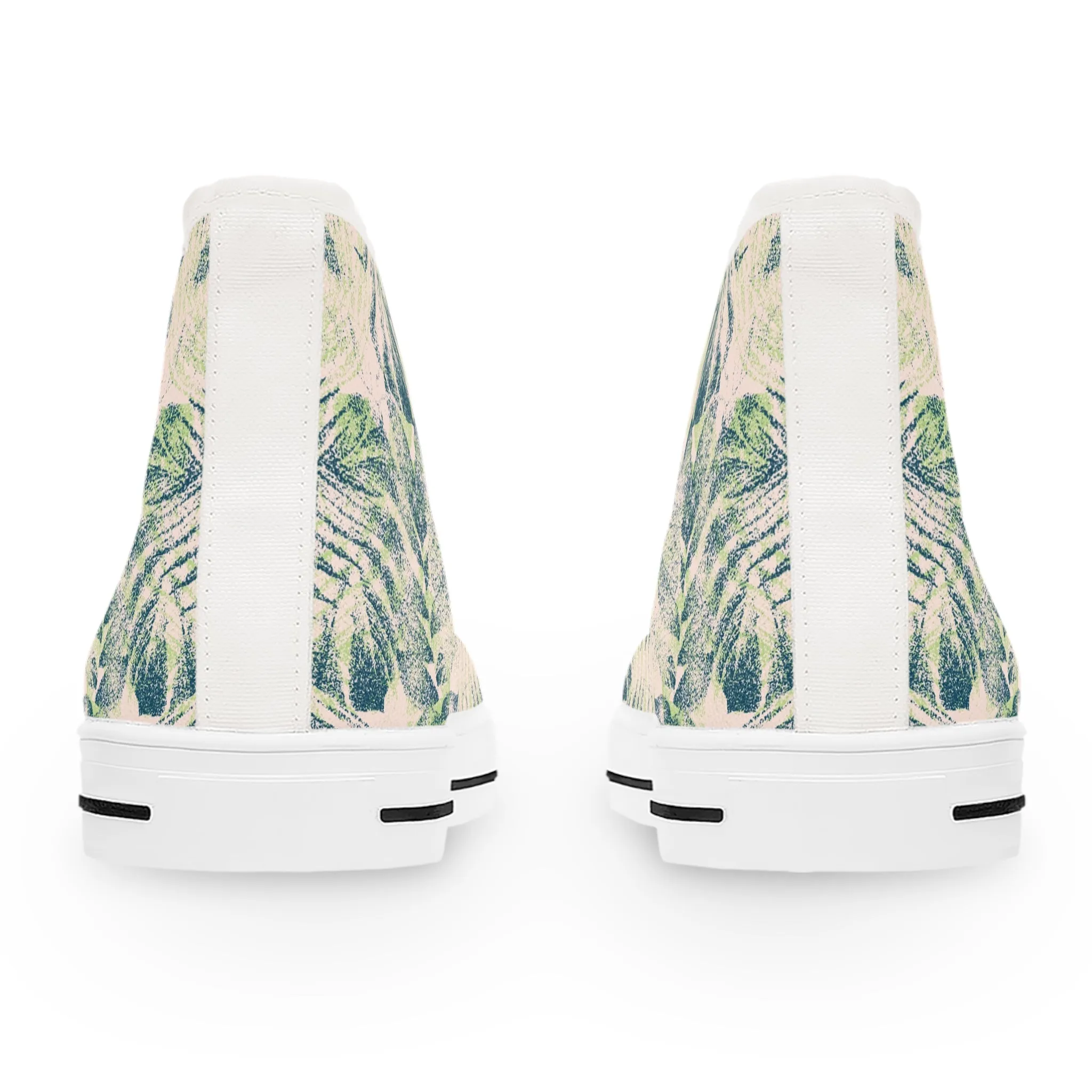 Vintage Palm Tree Women's High Top Sneakers