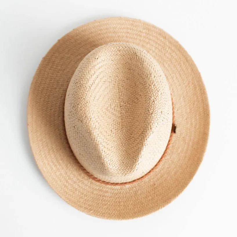 WYNWOOD KIDS STRAW FEDORA SUN HAT